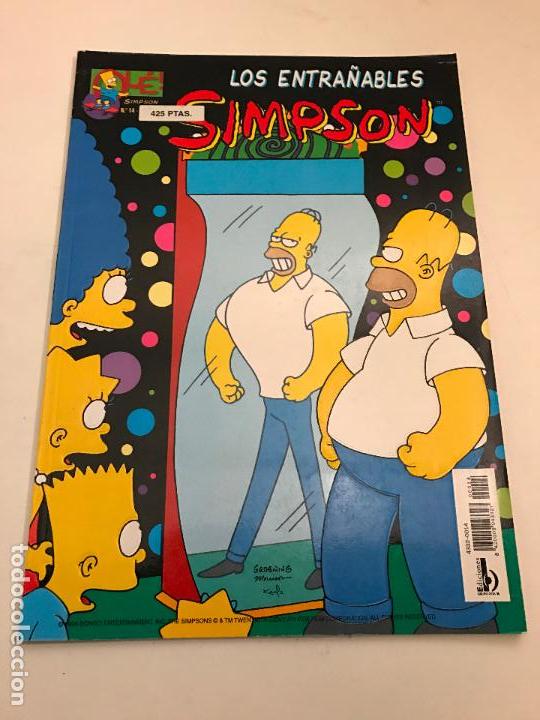 C&oacute;mics: COLECCION OLE N&ordm; 14. LOS ENTRA&Ntilde;ABLES SIMPSON. EDICIONES B 1996 - Foto 1