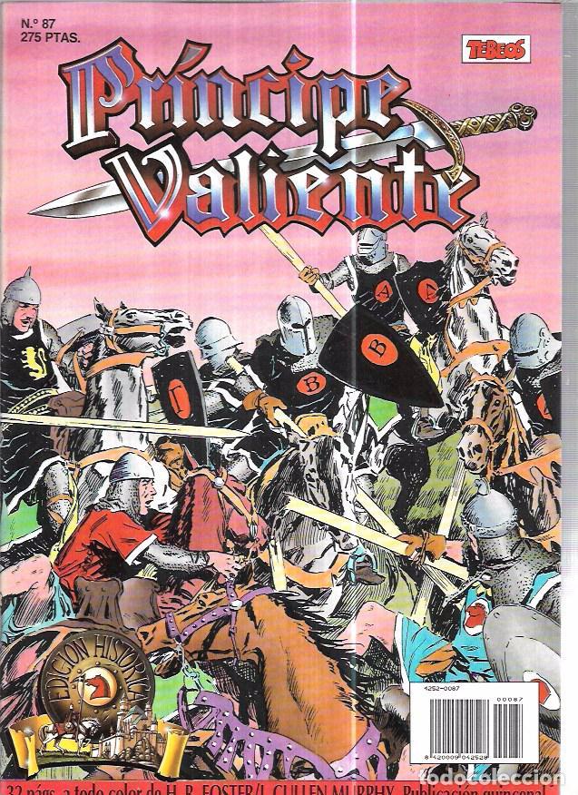 C&oacute;mics: PR&Iacute;NCIPE VALIENTE. N&ordm;87. EDICIONES B. A&Ntilde;O 1988. - Foto 1