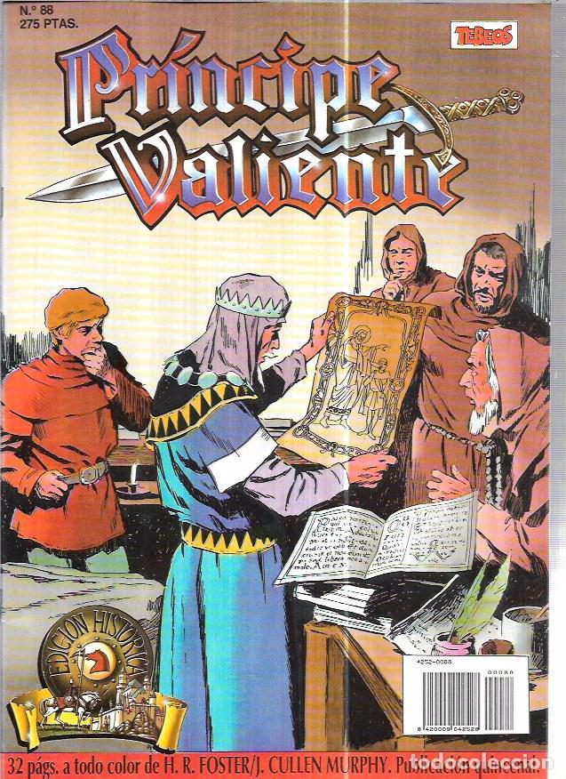 C&oacute;mics: PR&Iacute;NCIPE VALIENTE. N&ordm;88. EDICIONES B. A&Ntilde;O 1988. - Foto 1