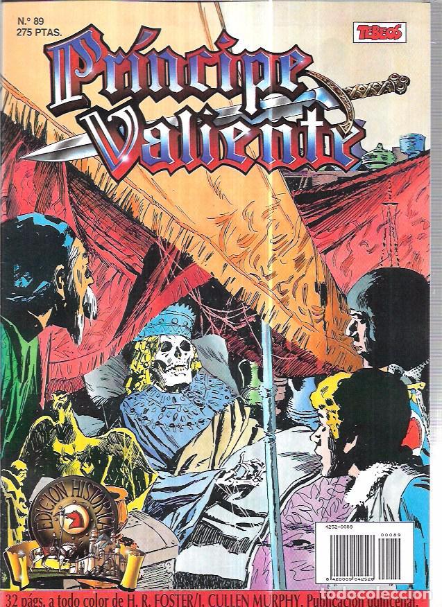 C&oacute;mics: PR&Iacute;NCIPE VALIENTE. N&ordm;91. EDICIONES B. A&Ntilde;O 1988. - Foto 1