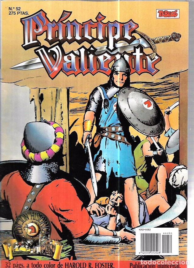 C&oacute;mics: PR&Iacute;NCIPE VALIENTE. N&ordm;52. EDICIONES B. A&Ntilde;O 1988. - Foto 1