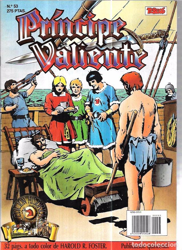 C&oacute;mics: PR&Iacute;NCIPE VALIENTE. N&ordm;53. EDICIONES B. A&Ntilde;O 1988. - Foto 1