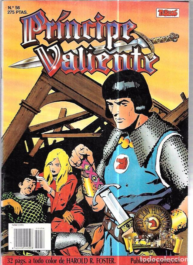 C&oacute;mics: PR&Iacute;NCIPE VALIENTE. N&ordm;56. EDICIONES B. A&Ntilde;O 1988. - Foto 1