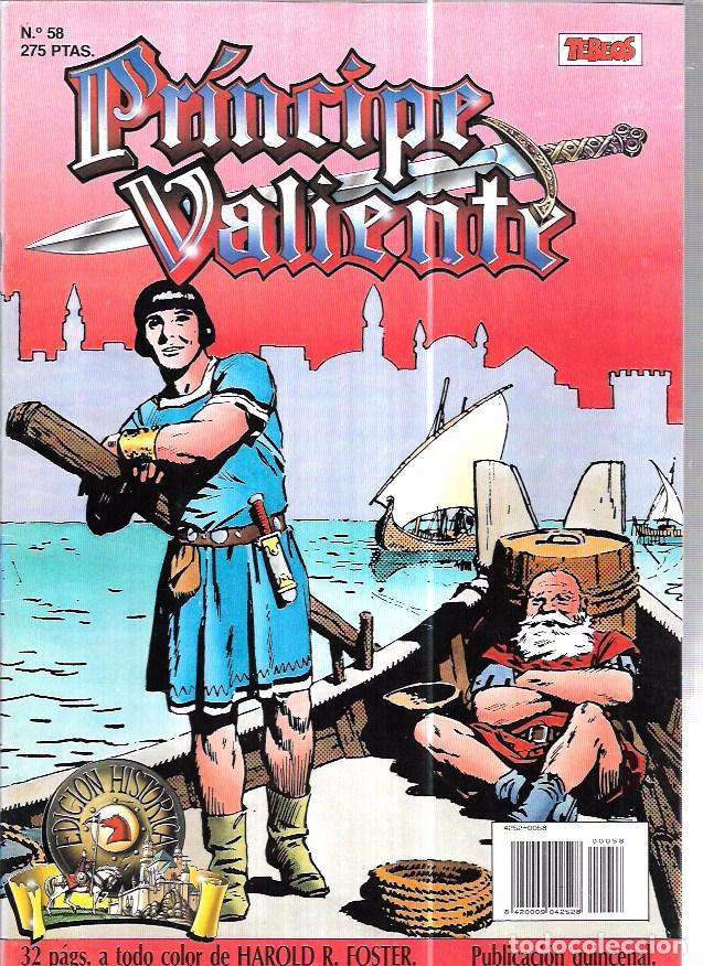 C&oacute;mics: PR&Iacute;NCIPE VALIENTE. N&ordm;58. EDICIONES B. A&Ntilde;O 1988. - Foto 1