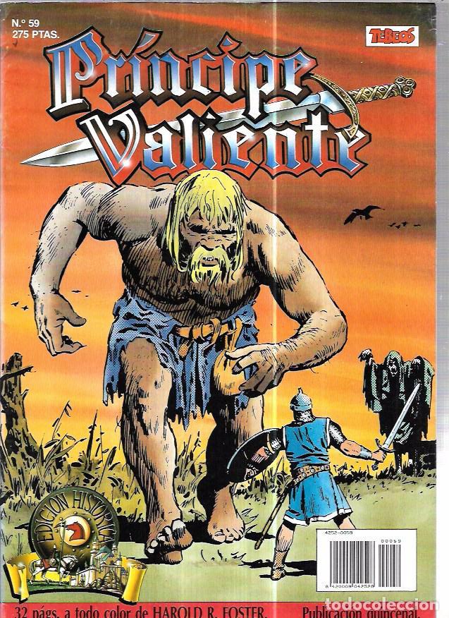 C&oacute;mics: PR&Iacute;NCIPE VALIENTE. N&ordm;59. EDICIONES B. A&Ntilde;O 1988. - Foto 1