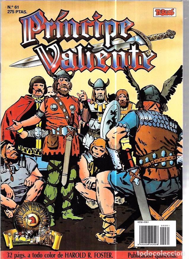 C&oacute;mics: PR&Iacute;NCIPE VALIENTE. N&ordm;61. EDICIONES B. A&Ntilde;O 1988. - Foto 1