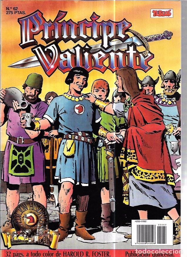 C&oacute;mics: PR&Iacute;NCIPE VALIENTE. N&ordm;62. EDICIONES B. A&Ntilde;O 1988. - Foto 1