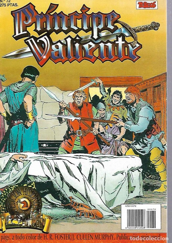 C&oacute;mics: TEBEO PRINCIPE VALIENTE. N&ordm; 72. EDICION HISTORIA. EDICIONES B. 1988 - Foto 1