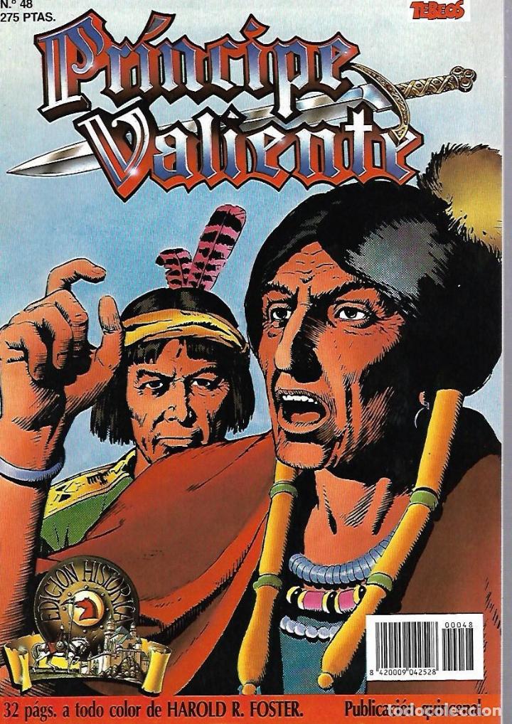 C&oacute;mics: TEBEO PRINCIPE VALIENTE. N&ordm; 48. EDICION HISTORIA. EDICIONES B. 1988 - Foto 1