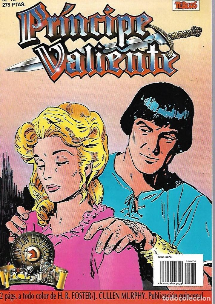 C&oacute;mics: TEBEO PRINCIPE VALIENTE. N&ordm; 76. EDICION HISTORIA. EDICIONES B. 1988 - Foto 1