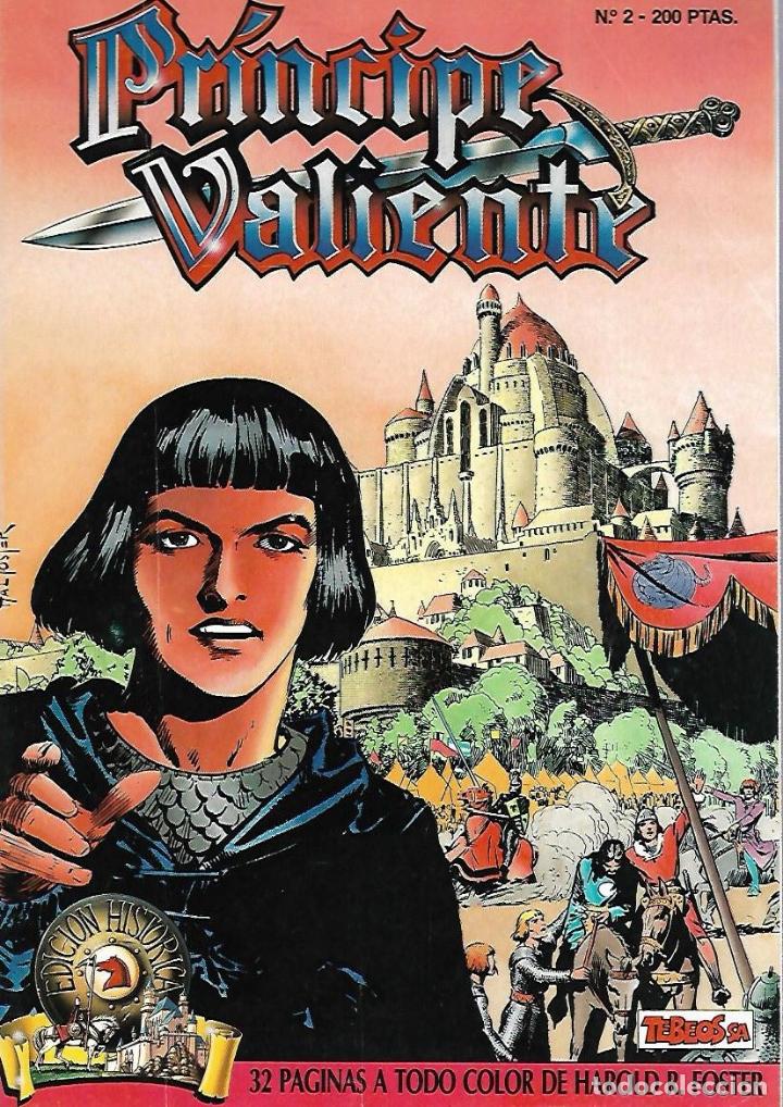 C&oacute;mics: TEBEO PRINCIPE VALIENTE. N&ordm; 2. EDICION HISTORIA. EDICIONES B. 1988 - Foto 1