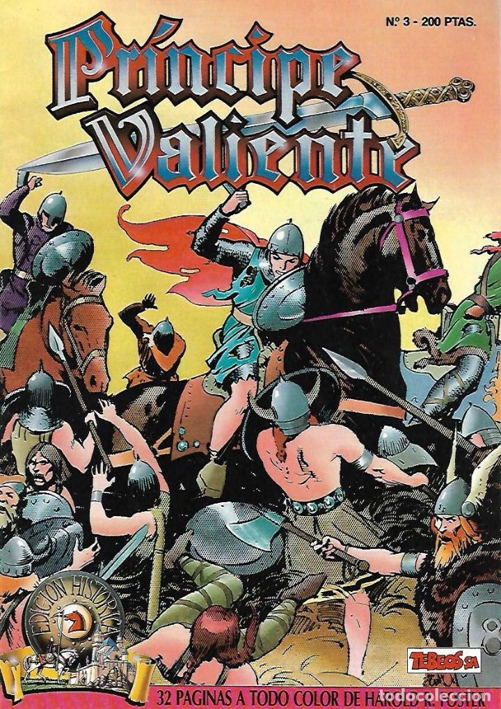 C&oacute;mics: TEBEO PRINCIPE VALIENTE. N&ordm; 3. EDICION HISTORIA. EDICIONES B. 1988 - Foto 1
