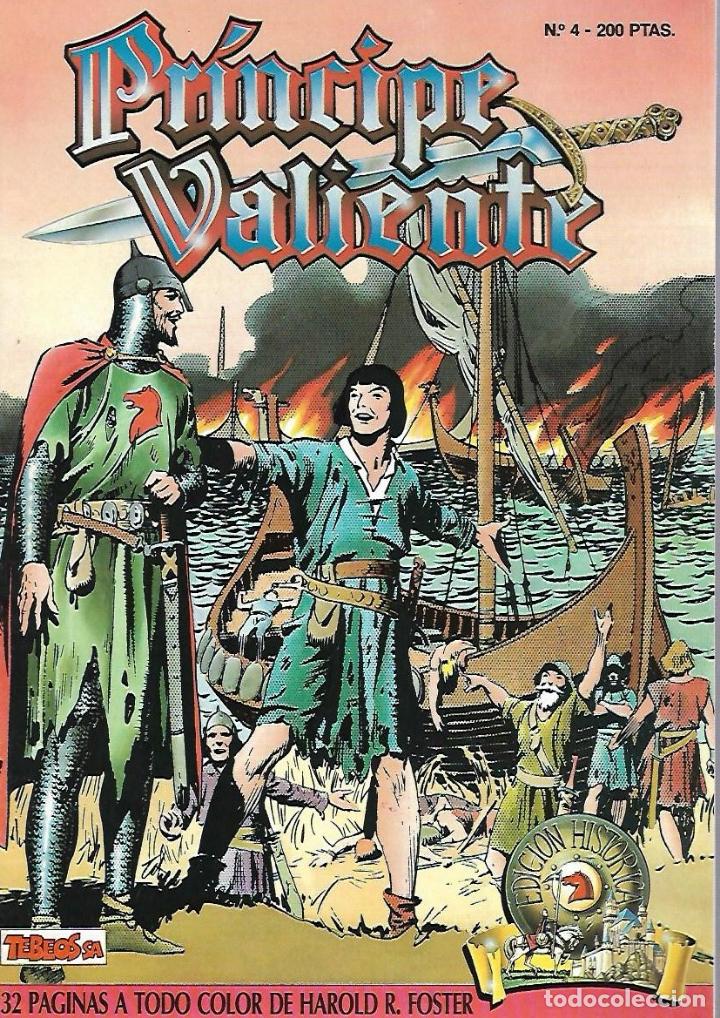 C&oacute;mics: TEBEO PRINCIPE VALIENTE. N&ordm; 4. EDICION HISTORIA. EDICIONES B. 1988 - Foto 1