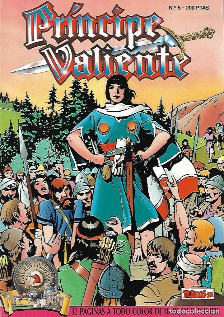 C&oacute;mics: TEBEO PRINCIPE VALIENTE. N&ordm; 5. EDICION HISTORIA. EDICIONES B. 1988 - Foto 1