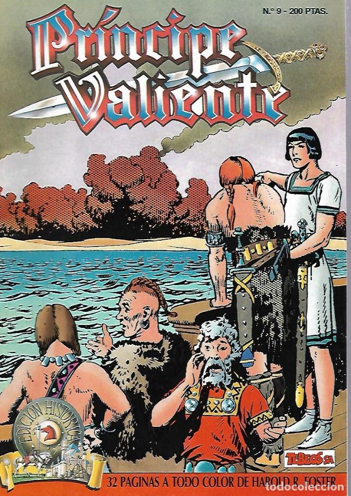 C&oacute;mics: TEBEO PRINCIPE VALIENTE. N&ordm; 9. EDICION HISTORIA. EDICIONES B. 1988 - Foto 1
