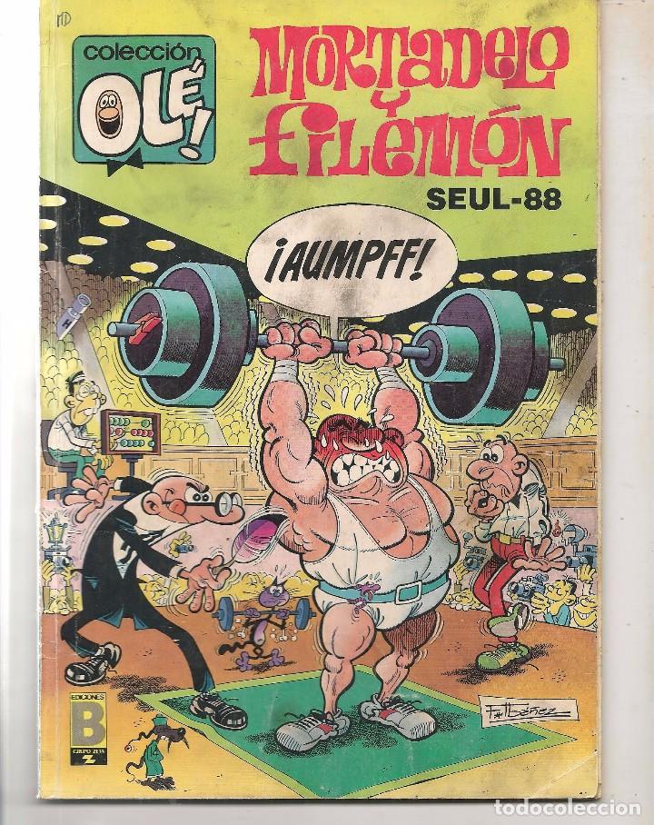 C&oacute;mics: OL&Eacute;!. MORTADELO Y FILEM&Oacute;N. N&ordm; 325 M.87. EDICIONES B. 1&ordf; EDC. 1988.(C/A54). - Foto 1