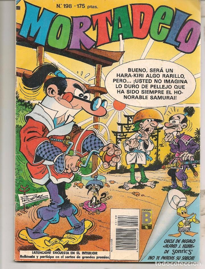 C&oacute;mics: MORTADELO. N&ordm; 198. EDICIONES B. (ST/) - Foto 1