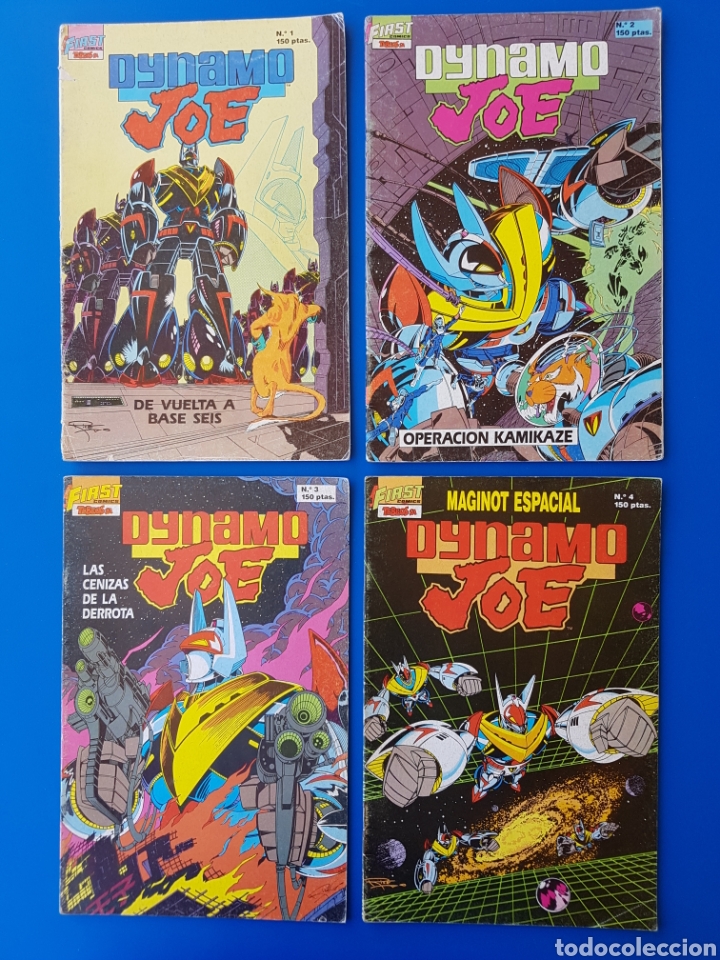 C&oacute;mics: Lote DYNAMO JOE N&deg;s 1, 2, 3 y 4 FIRST COMICS /EDICIONES B - Foto 1