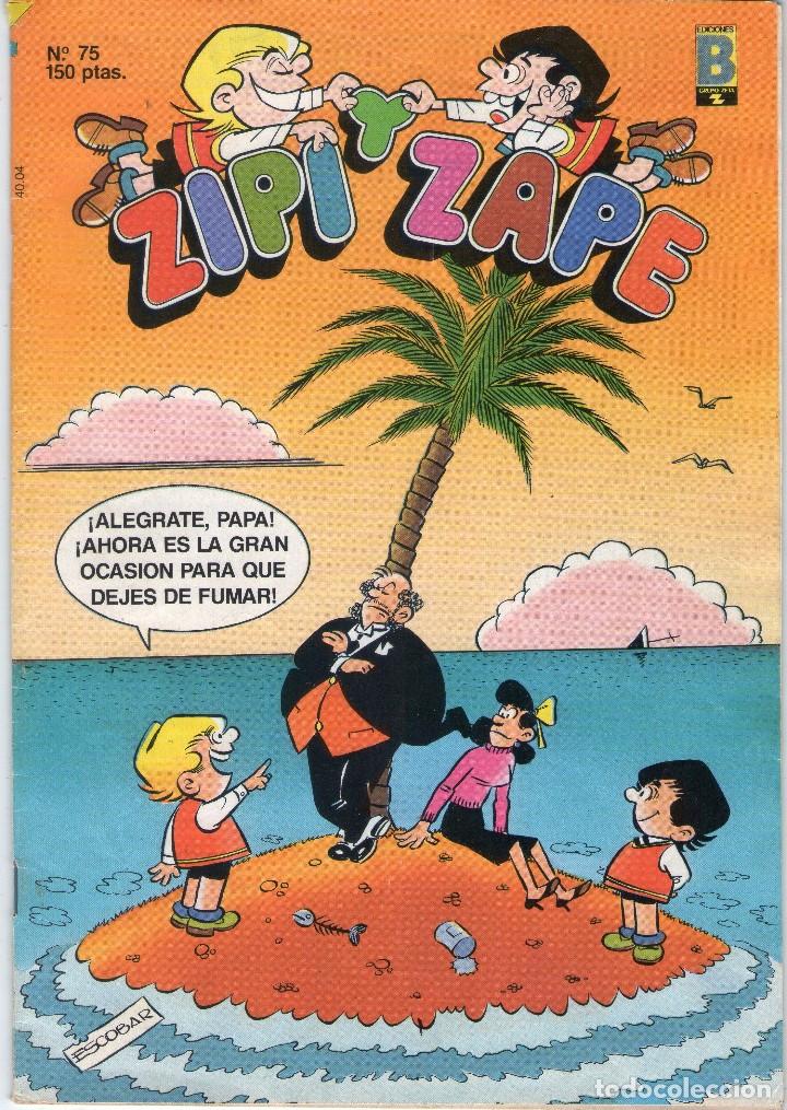 C&oacute;mics: ZIPI Y ZAPE - N&ordm; 75 - EDICIONES B - A&Ntilde;O 1988. - Foto 1