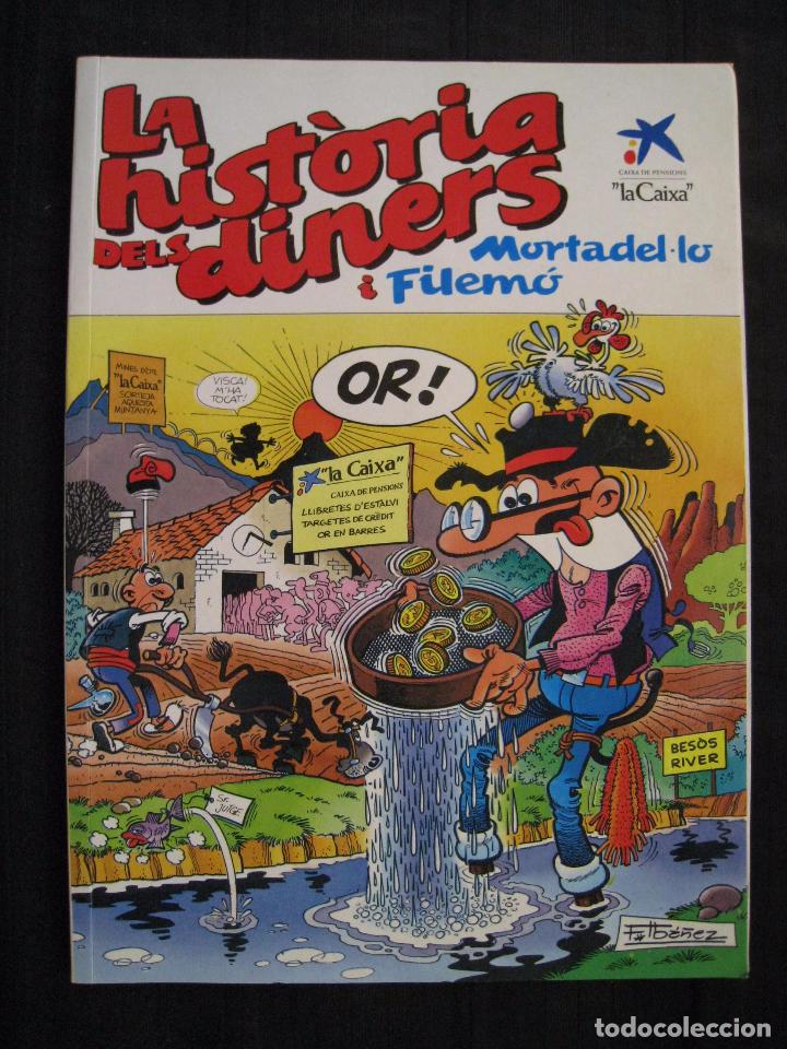 C&oacute;mics: MORTADELO I FILEMO - LA HISTORIA DELS DINERS - EDICIONES B - EN CATALA. - Foto 2