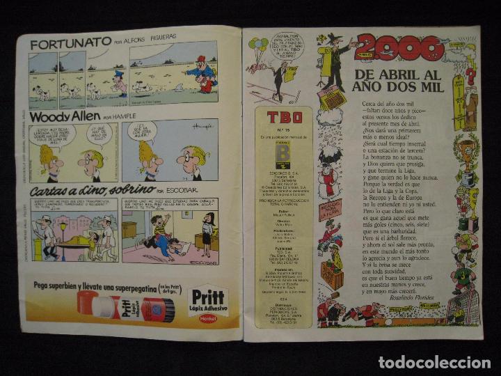 C&oacute;mics: TBO - N&ordm; 15 - EDICIONES B 1988. - Foto 4
