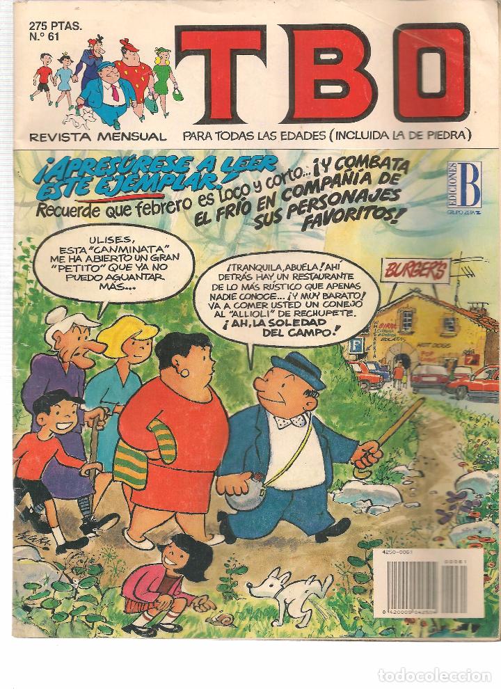 C&oacute;mics: TBO. N&ordm; 61. EDICIONES B. (Z/C2) - Foto 1