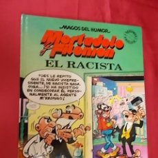Cómics: MAGOS DEL HUMOR. Nº 44. MORTADELO Y FILEMON. EL RACISTA. EDICIONES B. 1993. 1ª REIMPRESION