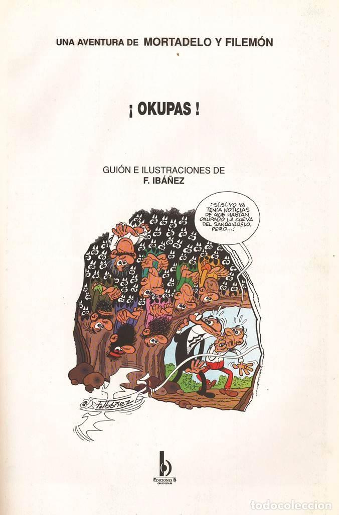 C&oacute;mics: MORTADELO Y FILEMON - &iexcl;OKUPAS&iexcl; - PASTAS SEMIDURAS - - Foto 3