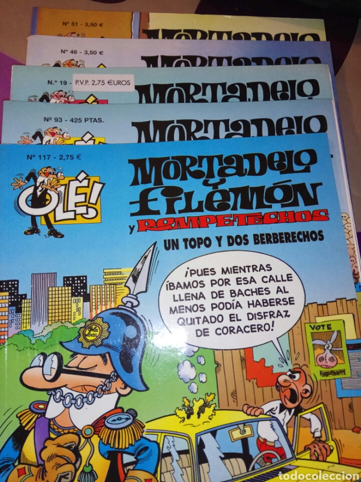 C&oacute;mics: 5 n&uacute;meros de Mortadelo y Filem&oacute;n - Foto 1