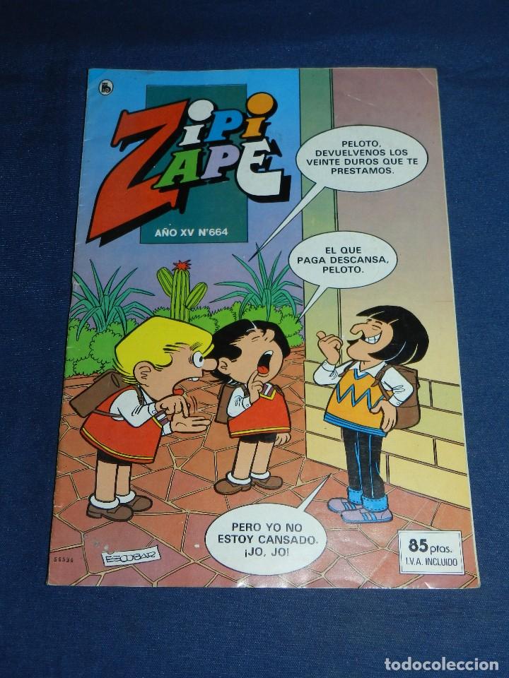 C&oacute;mics: (M11) ZIPI Y ZAPE NUM 664 , EDICIONES B, SE&Ntilde;ALES DE USO - Foto 1