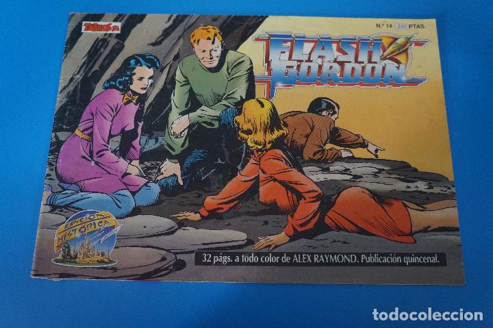 C&oacute;mics: C&Oacute;MIC DE FLASH GORDON A&Ntilde;O 1988 N&ordm; 14 EDICI&Oacute;N HIST&Oacute;RICA DE EDICIONES B S.A - Foto 1