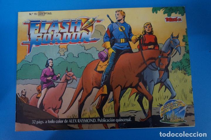C&oacute;mics: C&Oacute;MIC DE FLASH GORDON A&Ntilde;O 1988 N&ordm; 15 EDICI&Oacute;N HIST&Oacute;RICA DE EDICIONES B S.A - Foto 1