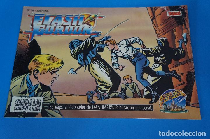 C&oacute;mics: C&Oacute;MIC DE FLASH GORDON A&Ntilde;O 1988 N&ordm; 38 EDICI&Oacute;N HIST&Oacute;RICA DE EDICIONES B S.A - Foto 1