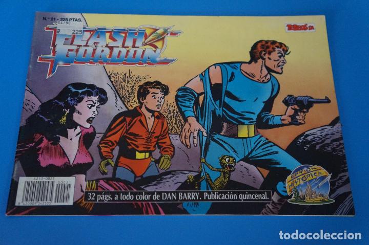 C&oacute;mics: C&Oacute;MIC DE FLASH GORDON A&Ntilde;O 1988 N&ordm; 21 EDICI&Oacute;N HIST&Oacute;RICA DE EDICIONES B S.A - Foto 1