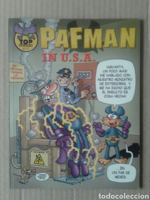 C&oacute;mics: Pafman in U.S.A. Top C&oacute;mic n&deg;3. Ediciones B, 2006. Descatalogado. - Foto 1