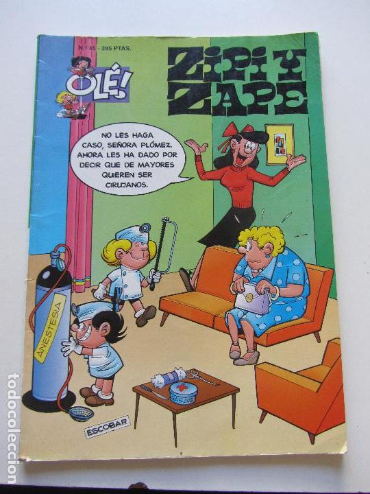 C&oacute;mics: OL&Eacute;. ZIPI Y ZAPE RELIEVE N&ordm; 45. 1996 EDICIONES B e2 - Foto 1