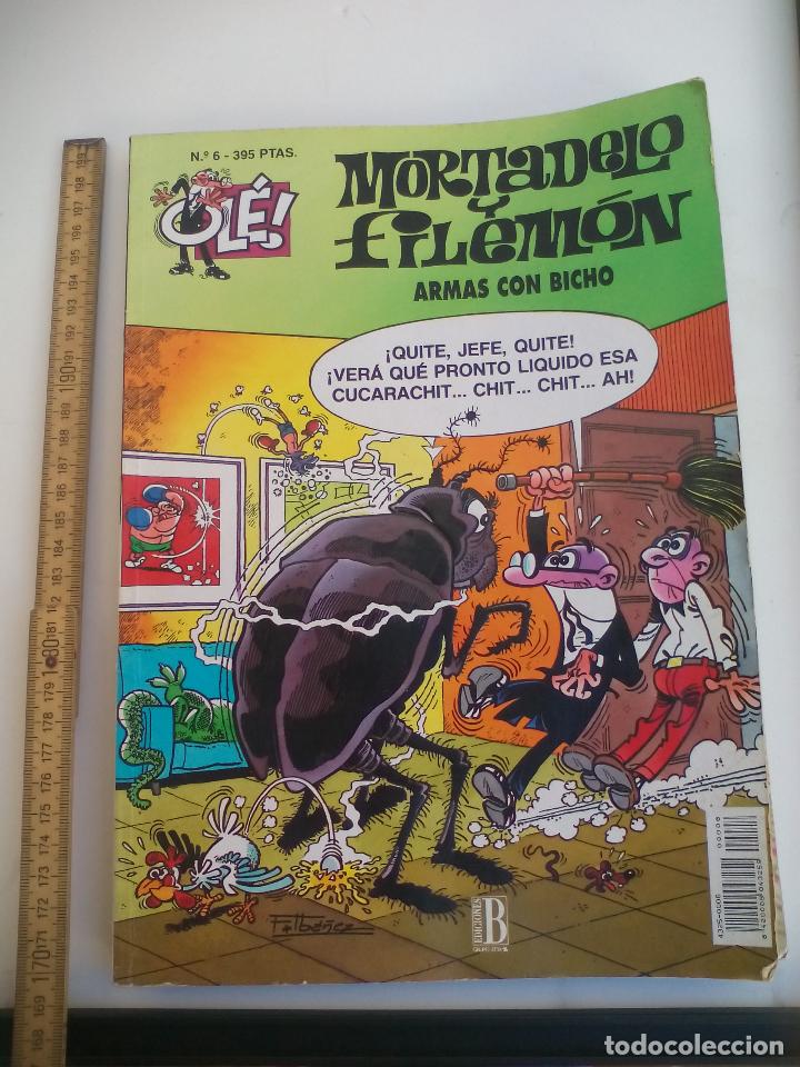 C&oacute;mics: N&ordm; 6 MORTADELO Y FILEM&Oacute;N ARMAS CON BICHO. EDICIONES B 1996 COLECCI&Oacute;N OL&Eacute; - Foto 1