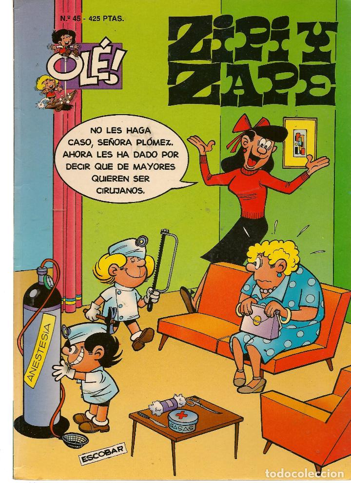 C&oacute;mics: OL&Eacute;!. N&ordm; 45. ZIPI Y ZAPE. 2&ordf; EDCI&Oacute;N 1999. (C/A2) - Foto 1