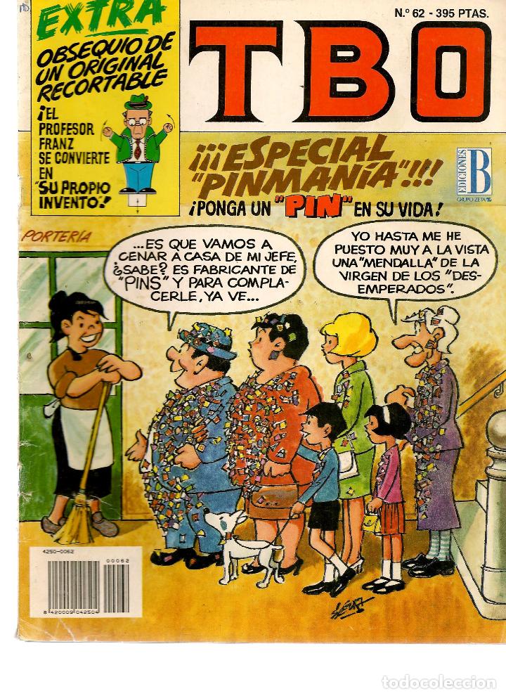 C&oacute;mics: TBO. n&ordm; 62. CON RECORTABLE. EDICIONES B. (ST/A7) - Foto 1