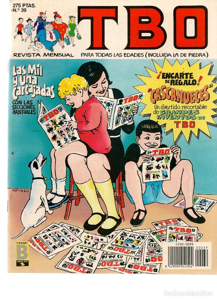 C&oacute;mics: TBO. n&ordm; 39. CONSERVA EL ENCARTE. EDICIONES B. (ST/A7) - Foto 1