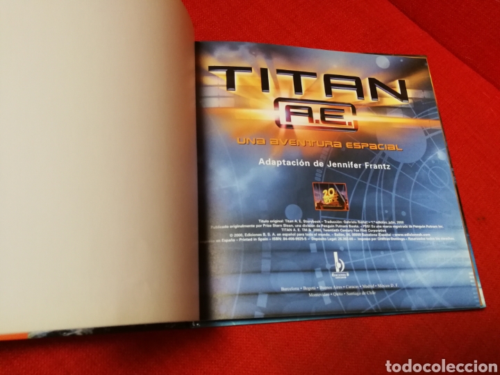 C&oacute;mics: TITAN A.E. UNA AVENTURA ESPACIAL.LIBRO DE LA PELICULA. RARO - Foto 2