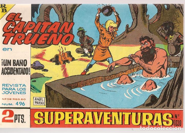 C&oacute;mics: EL CAPITAN TRUENO. N&ordm; 496. FACSIMIL. EDICIONES B. (ST/A13) - Foto 1