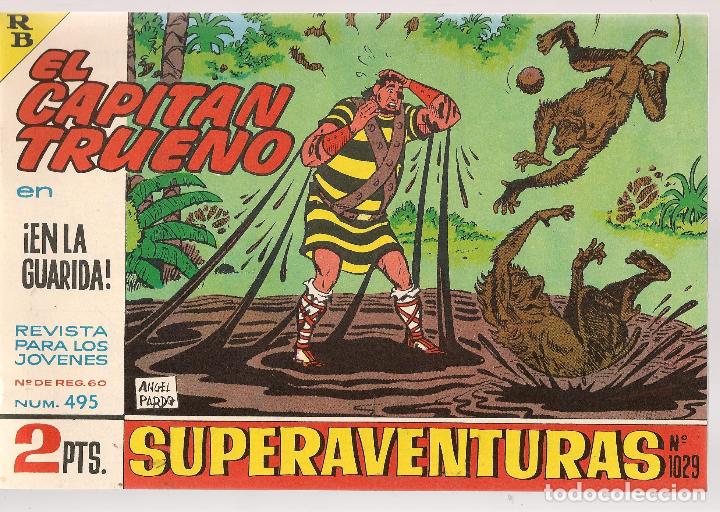 C&oacute;mics: EL CAPITAN TRUENO. N&ordm; 495. FACSIMIL. EDICIONES B. (ST/A13) - Foto 1