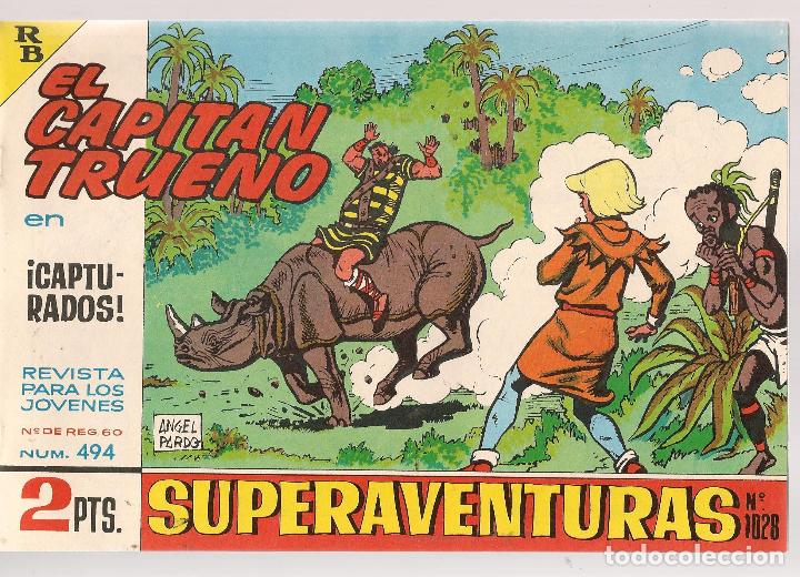 C&oacute;mics: EL CAPITAN TRUENO. N&ordm; 494. FACSIMIL. EDICIONES B. (ST/A13) - Foto 1