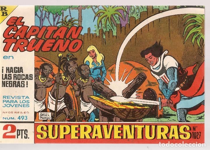 C&oacute;mics: EL CAPITAN TRUENO. N&ordm; 493. FACSIMIL. EDICIONES B. (ST/A13) - Foto 1