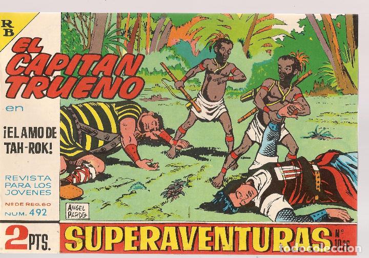 C&oacute;mics: EL CAPITAN TRUENO. N&ordm; 492. FACSIMIL. EDICIONES B. (ST/A13) - Foto 1