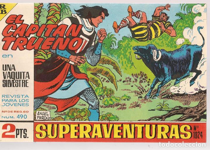 C&oacute;mics: EL CAPITAN TRUENO. N&ordm; 490. FACSIMIL. EDICIONES B. (ST/A13) - Foto 1