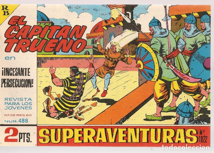 C&oacute;mics: EL CAPITAN TRUENO. N&ordm; 488. FACSIMIL. EDICIONES B. (ST/A13) - Foto 1