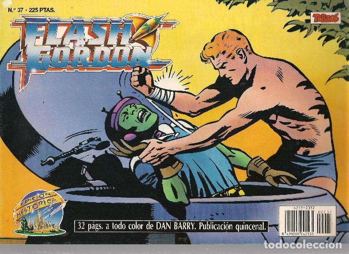 C&oacute;mics: FLASH GORDON. N&ordm; 37. EDICI&Oacute;N HIST&Oacute;RICA. EDICIONES B. (ST/A14) - Foto 1