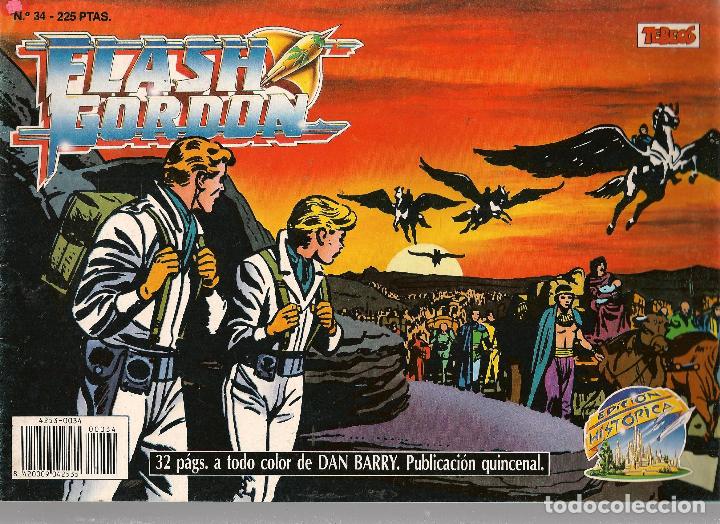 C&oacute;mics: FLASH GORDON. N&ordm; 34. EDICI&Oacute;N HIST&Oacute;RICA. EDICIONES B. (ST/A14) - Foto 1